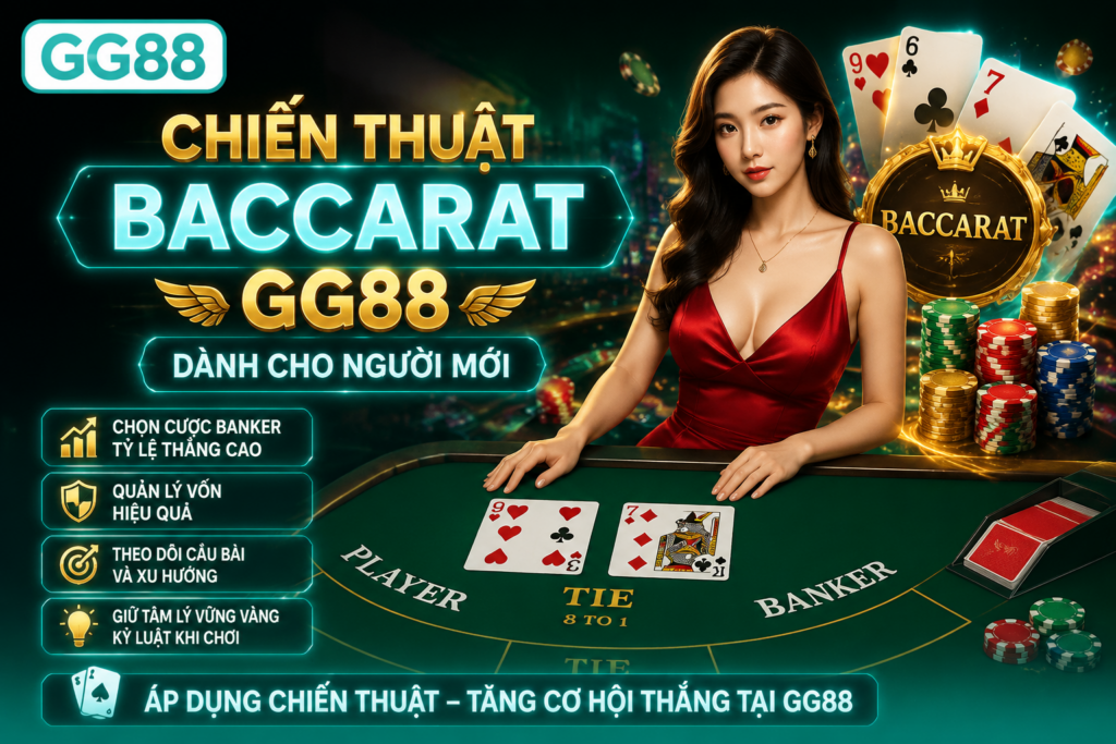 Baccarat GG88 – Kinh Nghiệm Chơi, Cách Cược Và Chiến Thuật Cho Người Mới 4 Chiến thuật Baccarat GG88 dành cho người mới
